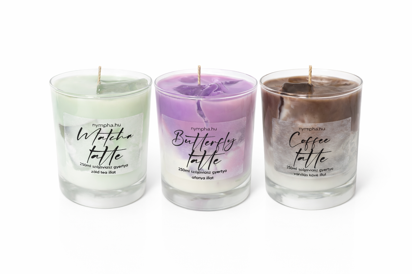 Iced matcha latte illatgyertya