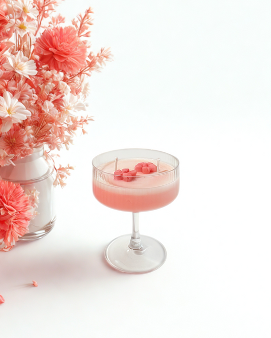 Cseresznyevirág Daiquiri koktélgyertya