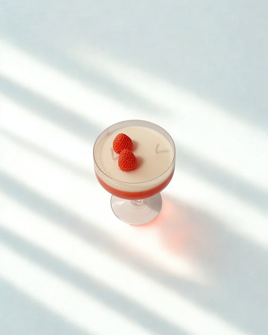 Eper Daiquiri koktélgyertya