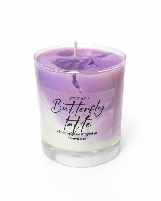 Jeges butterfly latte illatgyertya