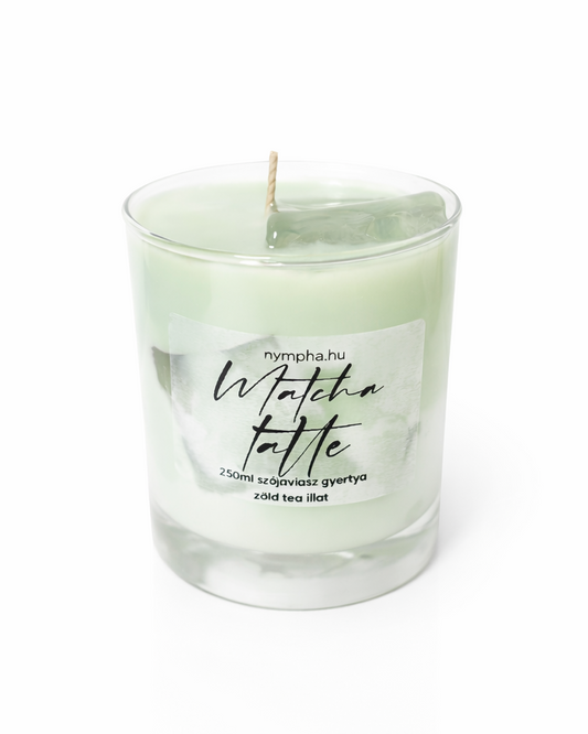 Jeges matcha latte illatgyertya