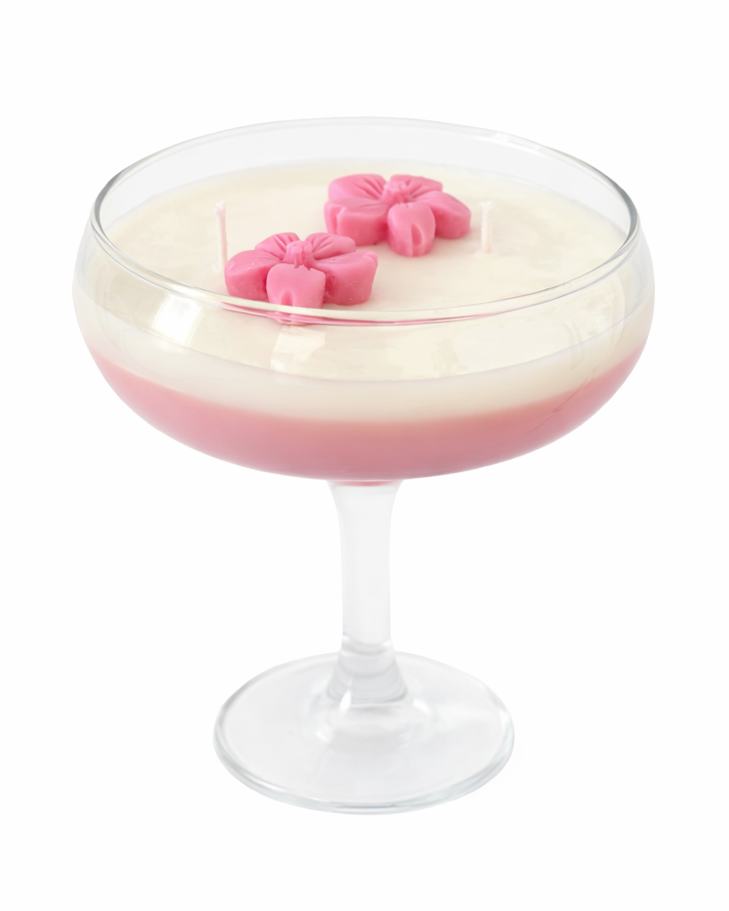 Sakura Spritz koktélgyertya