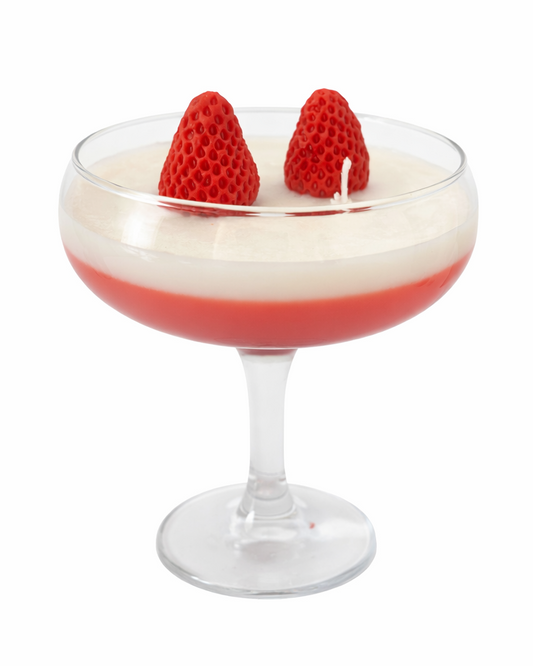 Strawberry Fizz koktélgyertya