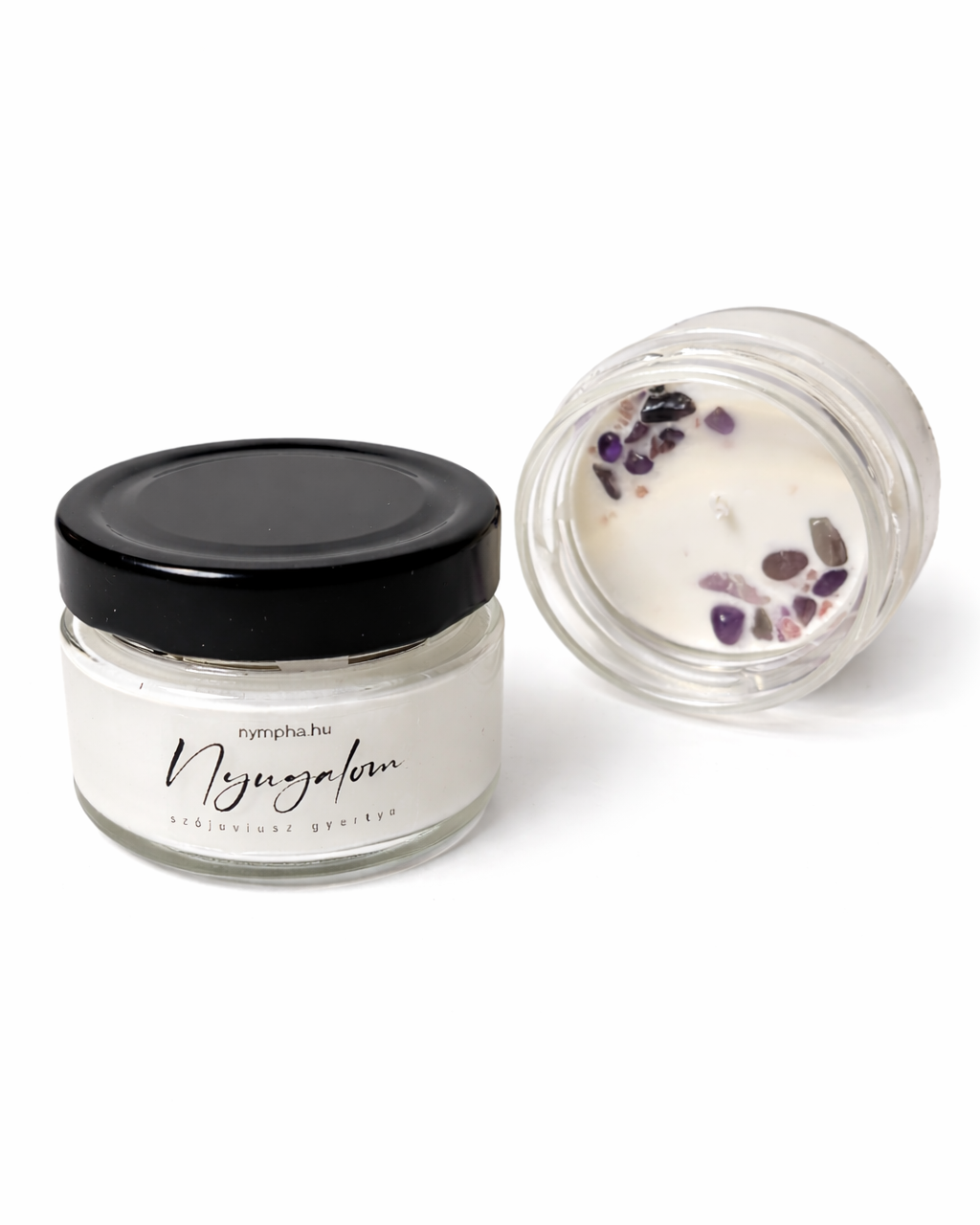 Nyugalom manifesztációs ásványgyertya